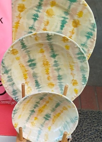 Pastel Renkli yemek takımı 18 parça - Görsel 5