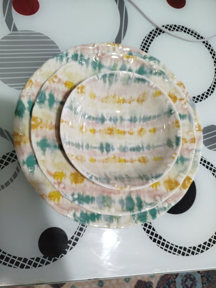 Pastel Renkli yemek takımı 18 parça - Görsel 4