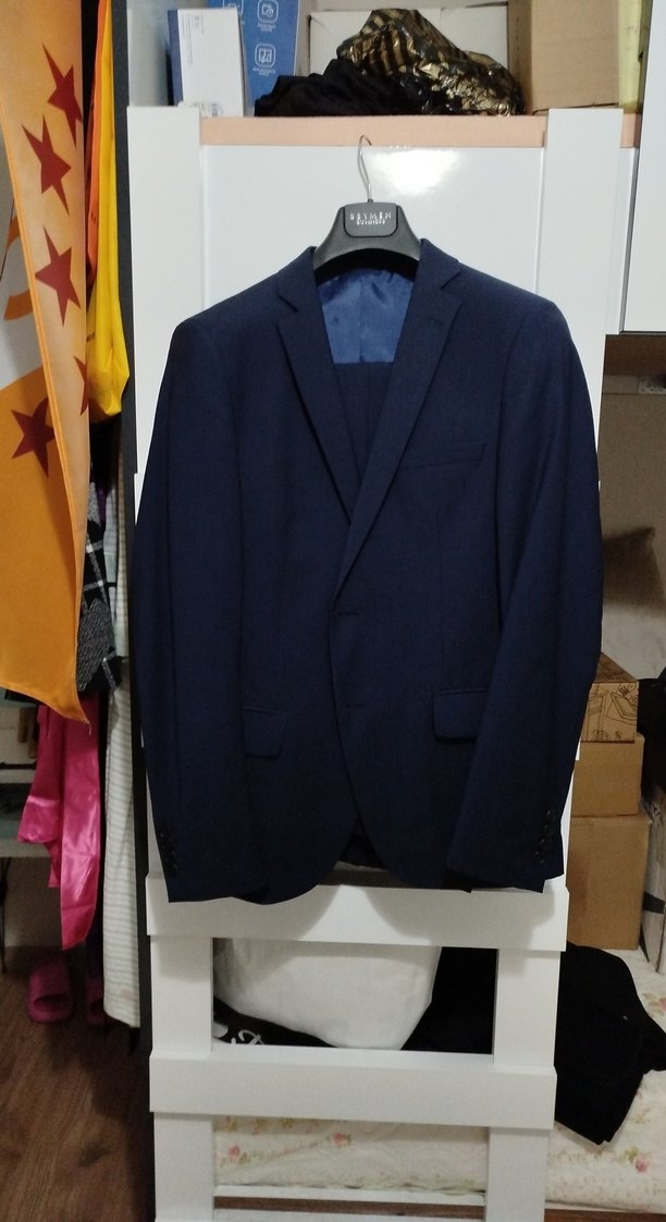 Lacivert Erkek Ofis Takımı - Regular Fit - Görsel 3