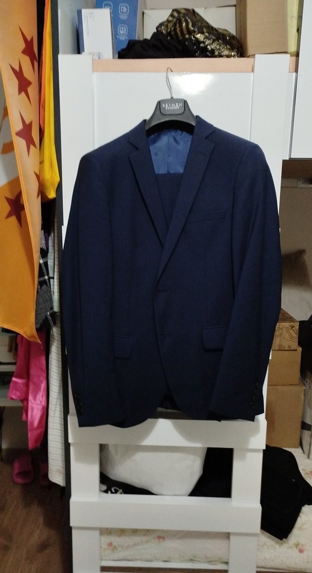 Lacivert Erkek Ofis Takımı - Regular Fit - Görsel 2