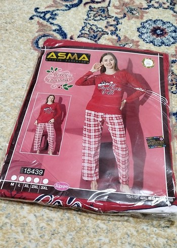 yılbaşı temalı kadın pijama takımı - Görsel 2