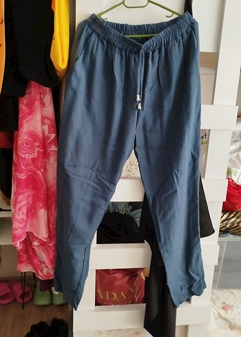 mavi Kadın Denim Rahat Kesim Pantolon - Görsel 3