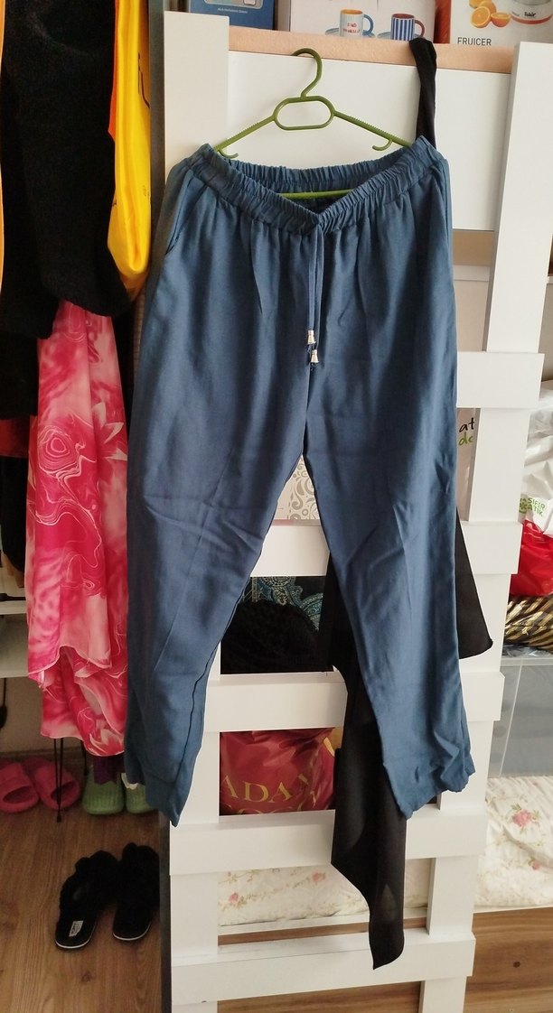 mavi Kadın Denim Rahat Kesim Pantolon - Görsel 2