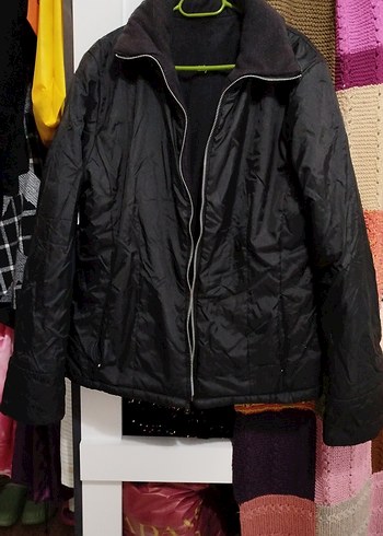 Kadın Siyah Fermuarlı Street Wear Ceket - Görsel 3