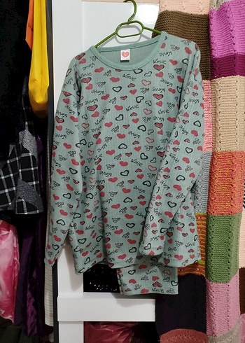 kalpli pijama takımı kışlık - Görsel 2