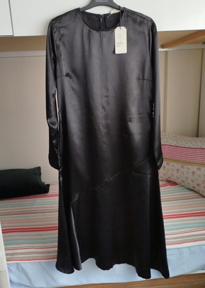 Saten elbise - Görsel 3