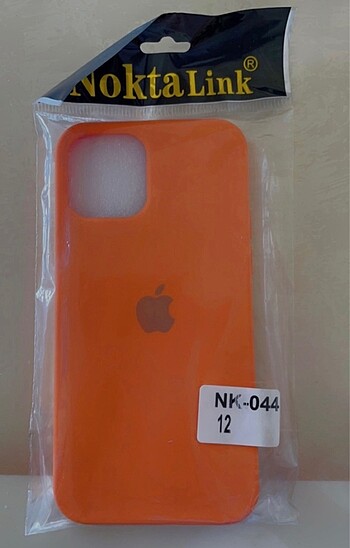 İphone 12 turuncu renk telefon kılıfı