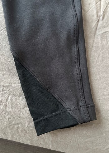 xs Beden siyah Renk Siyah Kadın Spor Tayt, Bel Detaylı
