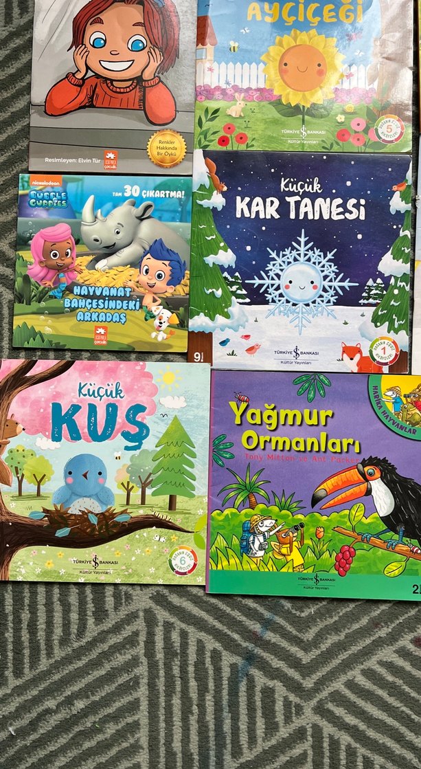 Çocuklar için Renkli Kitap Seti - Görsel 3