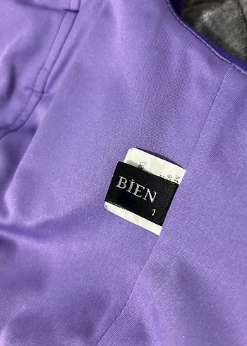 Mor Mini Parlak Abiye Elbise - Görsel 6