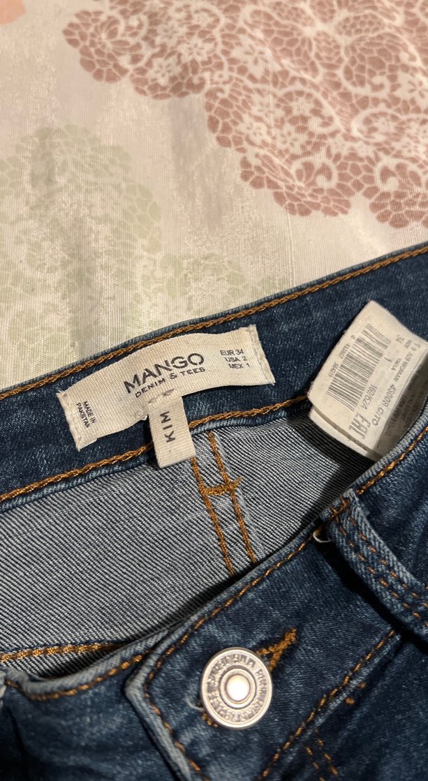 Gri Bağlamalı Kadın Midi Boy Denim Pantolon - Görsel 3