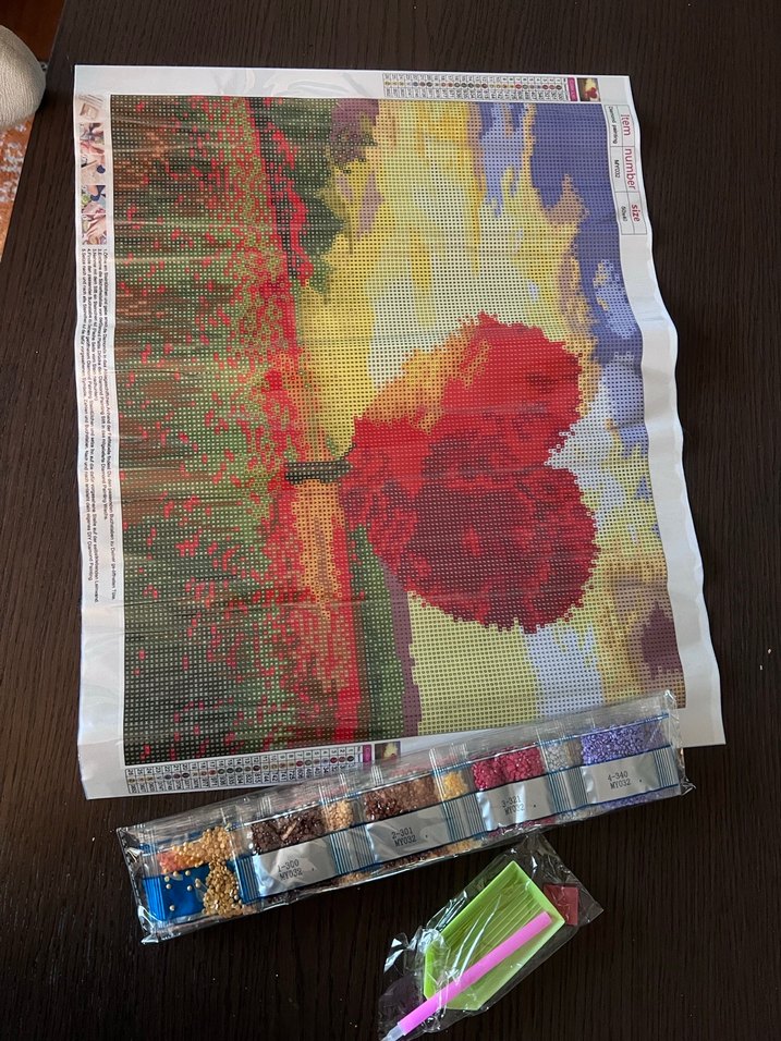 Kalp Şeklinde Ağaçlı Mozaik Tablo Seti - Görsel 3