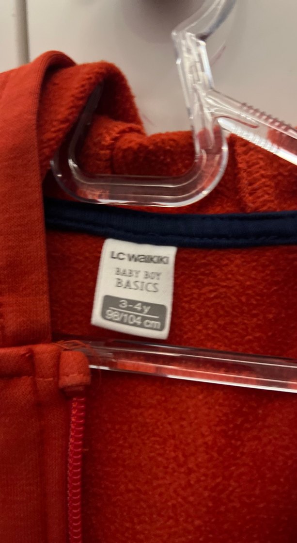 Koyu Kırmızı Kapüşonlu Erkek Sweatshirt - Görsel 2