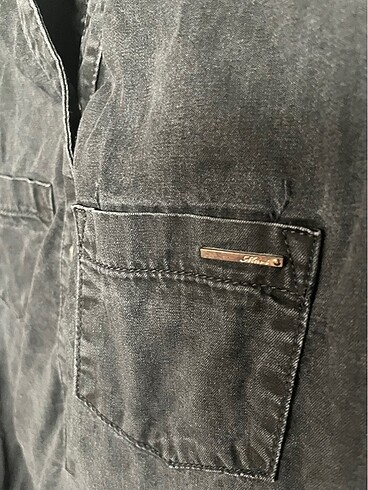 Mavi Jeans Siyah Kot Elbise