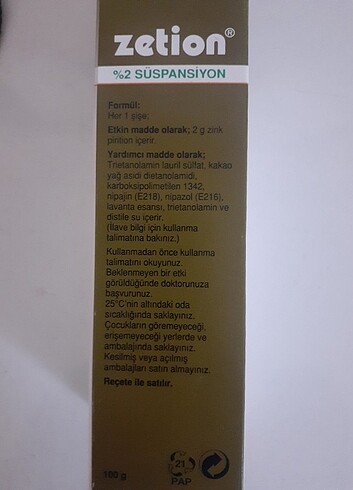  Beden Zetion Kepek Şampuanı