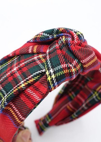 Renkli Ekose Desenli  Taç Toka - Görsel 2