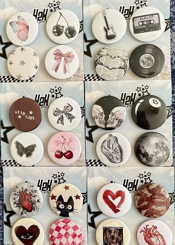 Pinterest Modeli Rozet 1 Paket 4 Lu