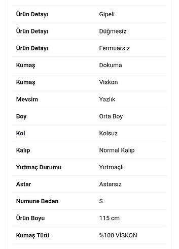 xl Beden Kırmızı Yırtmaçlı Dokuma Viskon Elbise
