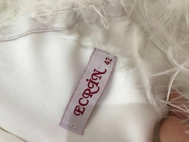 42 Beden beyaz Renk Nikah elbisesi