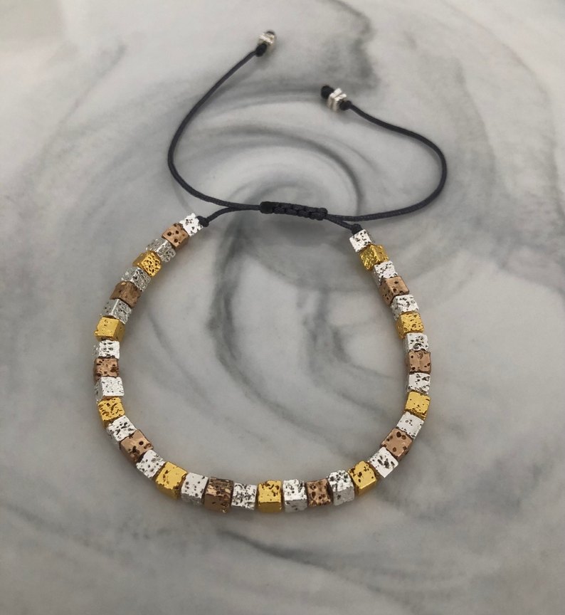 Volkanik taş Bileklik - Görsel 2