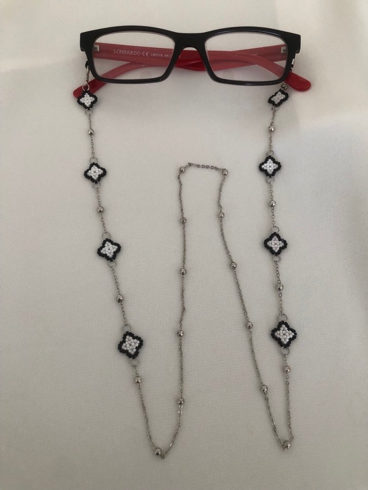 Zincir Detaylı Gözlük ipi - Görsel 3