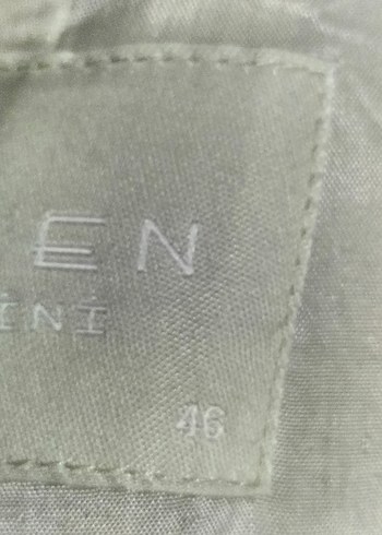 Krem Kadın Uzun Kollu Düğmeli Blazer Ceket üçlü takım - Görsel 5