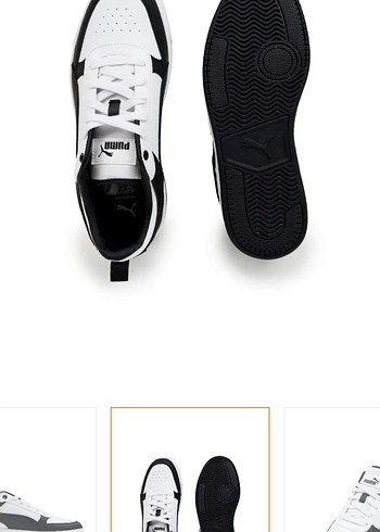 Kadın Puma Beyaz siyah Spor Ayakkabı