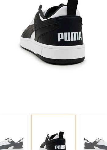36 Beden beyaz Renk Kadın Puma Beyaz siyah Spor Ayakkabı