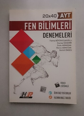 AYT FEN BİLİMLERİ DENEMELERİ