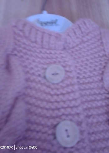 Örgü Bebek Kız Tulumu en kaliteli iple örüldü Nako - Görsel 6