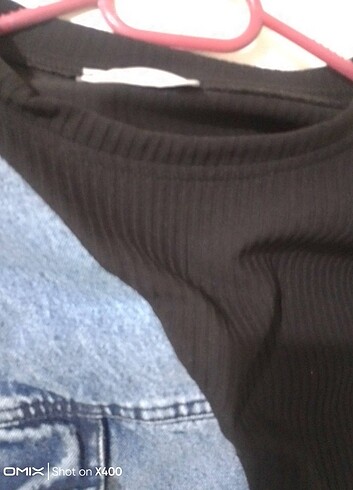 Yenidir bir defa  giydim kot detaylı spor tunik  yazlık  - Görsel 4