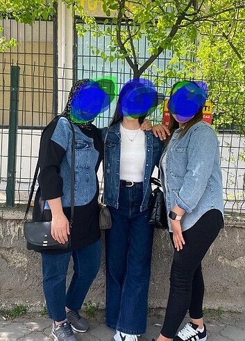 Yenidir bir defa  giydim kot detaylı spor tunik  yazlık  - Görsel 5