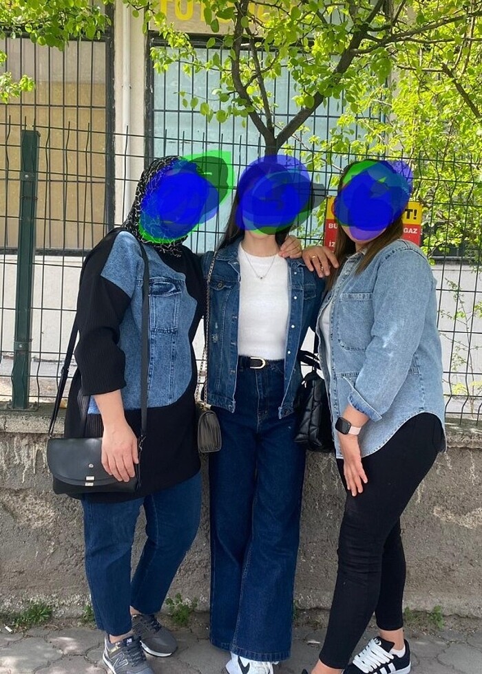 Yenidir bir defa  giydim kot detaylı spor tunik  yazlık  - Görsel 5