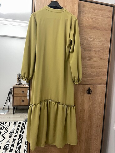 42 Beden yeşil Renk Armine elbise