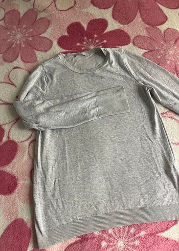 LC Waikiki Gri Kadın Triko Sweatshirt