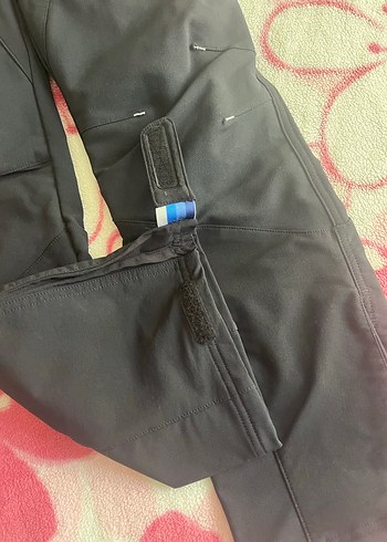 10 Yaş Beden siyah Renk Çocuk Fermuarlı Kayak Pantolonu, soğuk havalarda günlük kullanım
