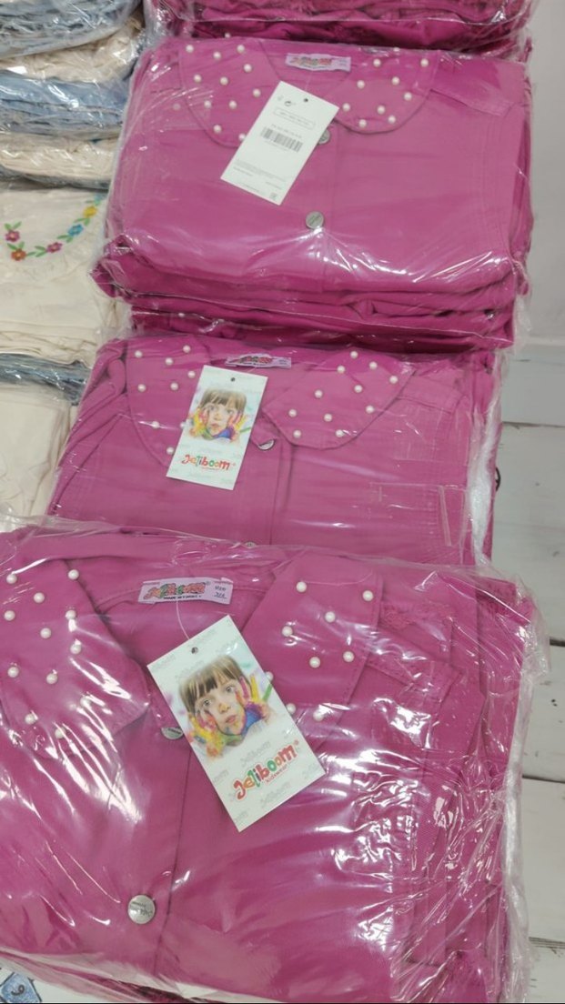 İNCİLİ ŞORTLU KOT TAKIM/5-6 yaş - Görsel 3