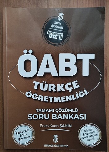 TÜRKÇE ÖABT KPSS ENES KAAN ŞAHİN 