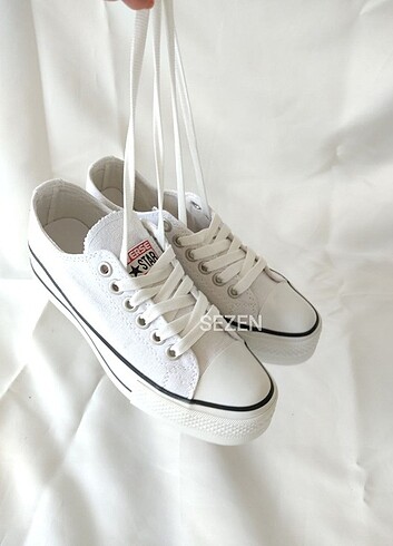 40 Beden beyaz Renk Converse Platform