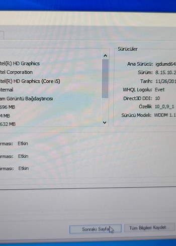 dell laptop notebook bilgisayar i5 - Görsel 5