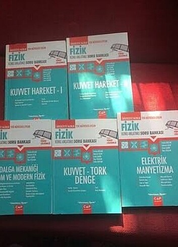 Çap yayınları ayt fizik fasikülleri 