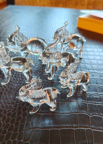 Şeffaf Cam Hayvan Figürleri Seti - Görsel 3