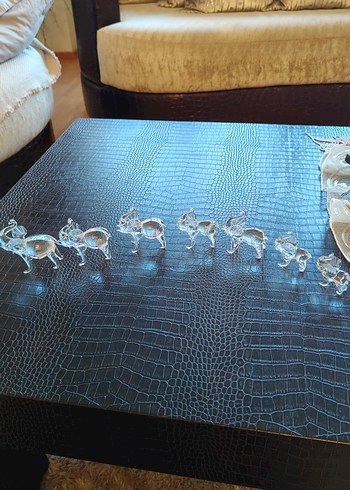 Şeffaf Cam Hayvan Figürleri Seti - Görsel 2