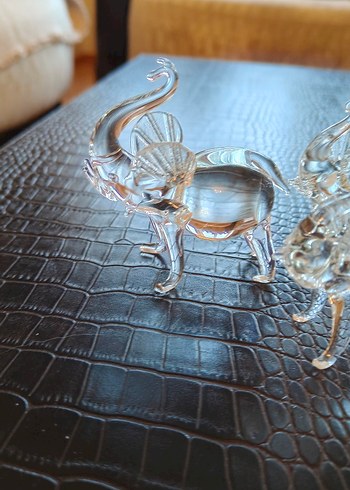 Şeffaf Cam Hayvan Figürleri Seti - Görsel 6