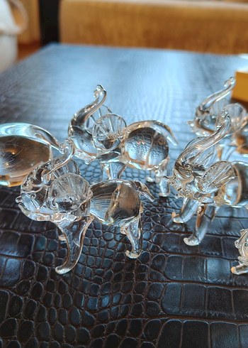 Şeffaf Cam Hayvan Figürleri Seti - Görsel 5