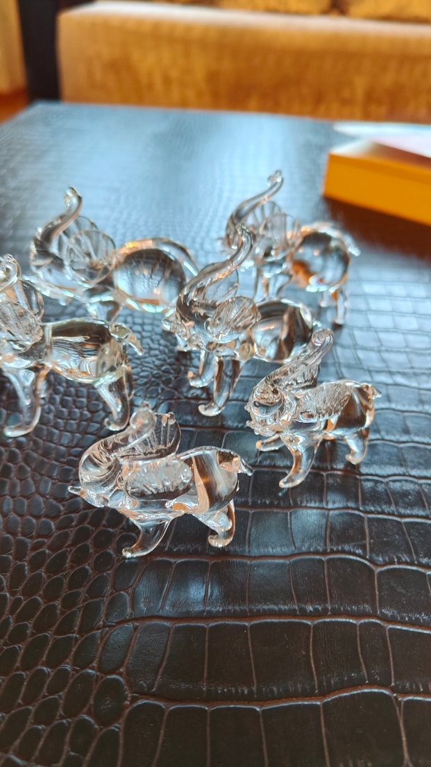 Şeffaf Cam Hayvan Figürleri Seti - Görsel 3