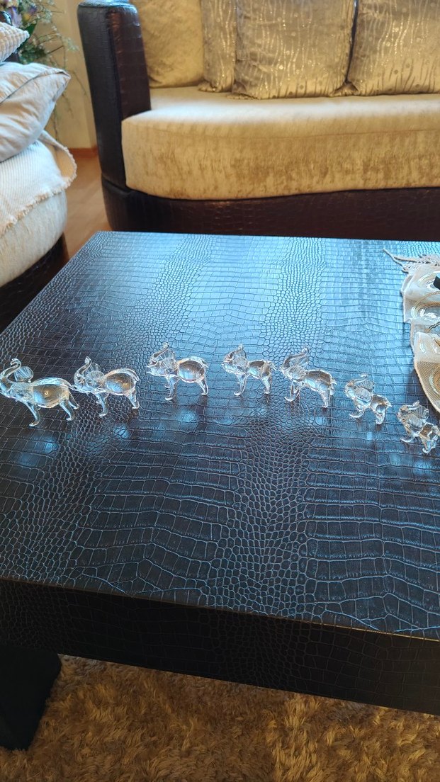 Şeffaf Cam Hayvan Figürleri Seti - Görsel 2