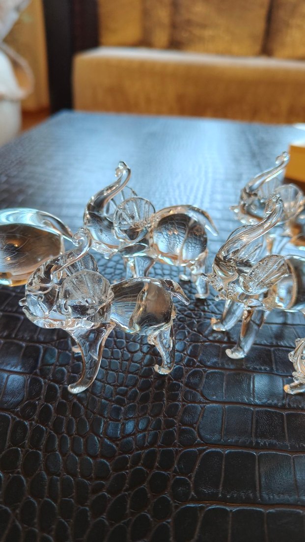 Şeffaf Cam Hayvan Figürleri Seti - Görsel 5