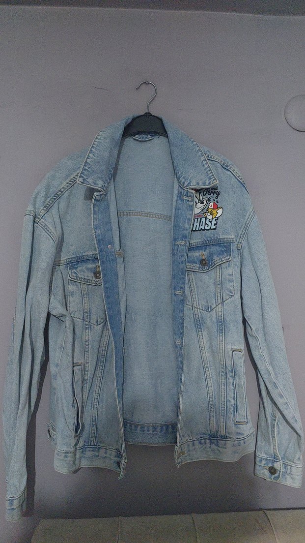 Tom ve Jerry Baskılı Denim Ceket - Görsel 3