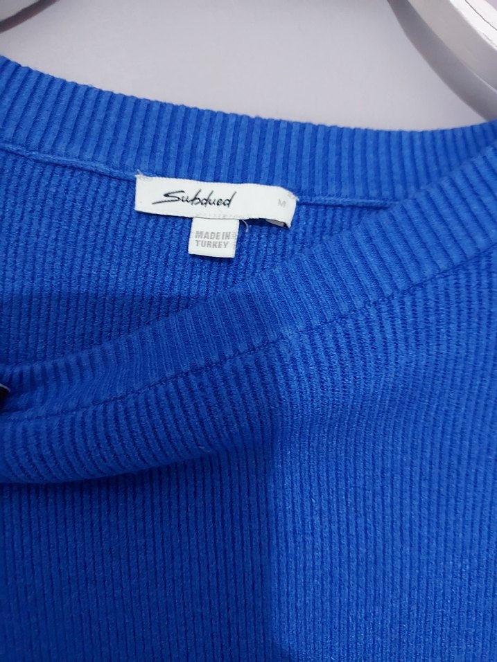 Mavi Kadın Örgü Triko Kazak - Görsel 4